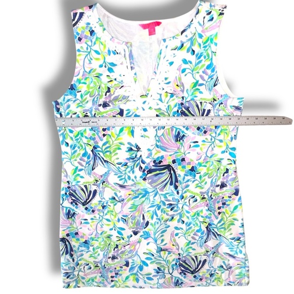 LILLY PULITZER Harper Shift Dress - XXL Resort White Shell Beach - Picture 5 of 13
